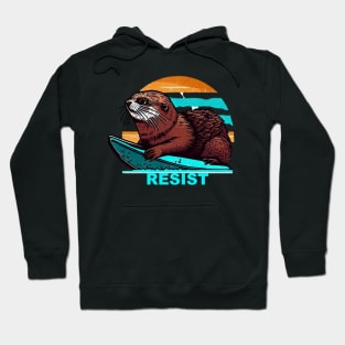 surfing otter 841 RESIST Hoodie